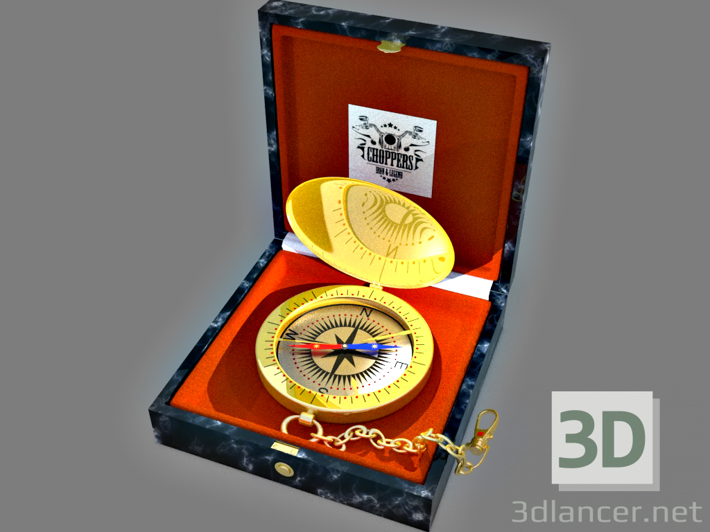 3D Modell Kompass - Vorschau