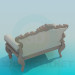 modèle 3D Canapé baroque - preview