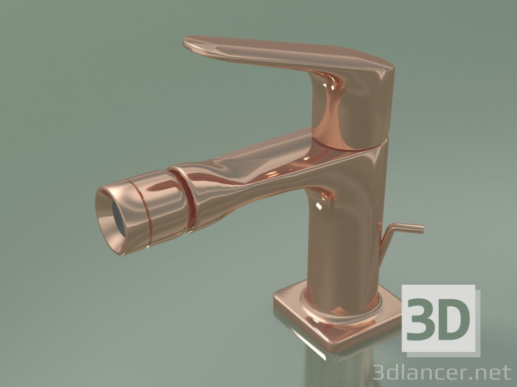 3D Modell Einhebel-Bidetmischer (34210300) - Vorschau