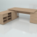 modèle 3D Table de travail Mito MIT2KDL (2297x2080) - preview