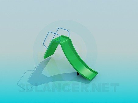 modello 3D Scivolo in plastica - anteprima