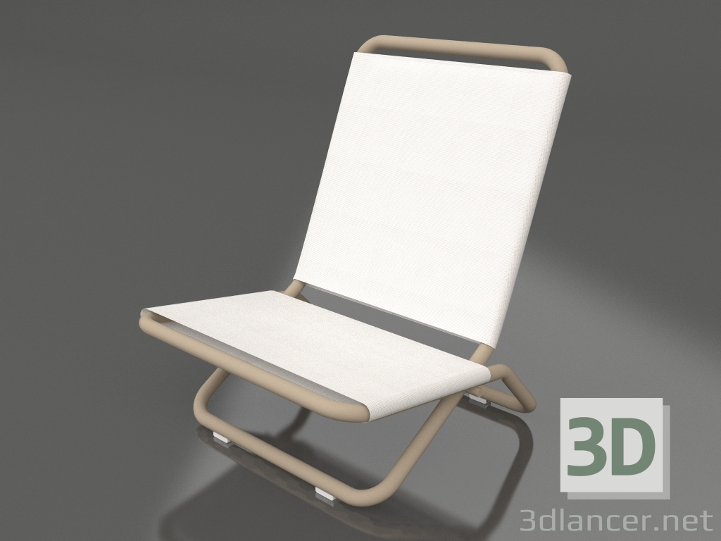 3D Modell Stuhl (Sand) - Vorschau