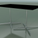 3d model Rectangular table with a double base 5525, 5505 (H 74 - 79x139 cm, Black, LU1) - preview