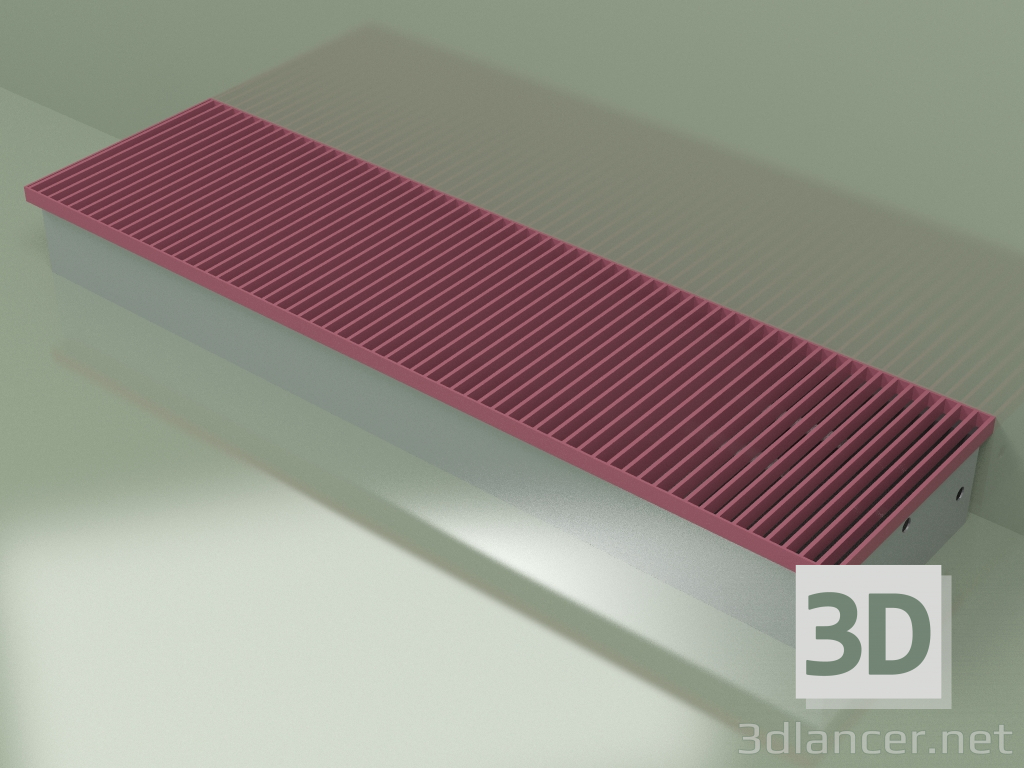 3D modeli Kanal konvektörü - Aquilo F4С (340х1250х140, RAL 4002) - önizleme