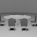 3d Lunch group model buy - render