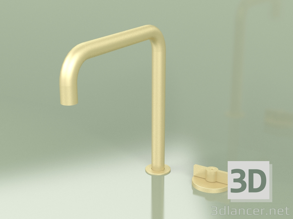 modèle 3D Mélangeur hydro-progressif 2 trous avec bec orientable (19 32, OC) - preview