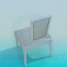 3D Modell Stuhl mit ungewöhnlichem design - Vorschau