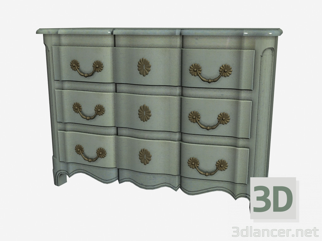 3d model Classical Dresser 266 - preview