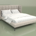 3 डी मॉडल सोहो बिस्तर 2000x1600 - पूर्वावलोकन