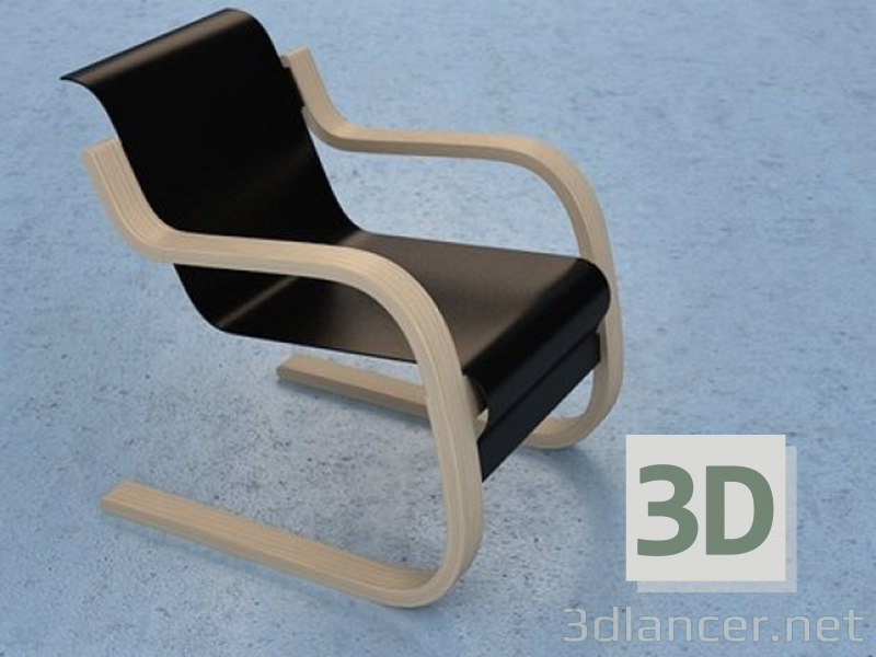 3 डी मॉडल Artek कुर्सी - पूर्वावलोकन