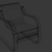 3d model sillón Artek - vista previa