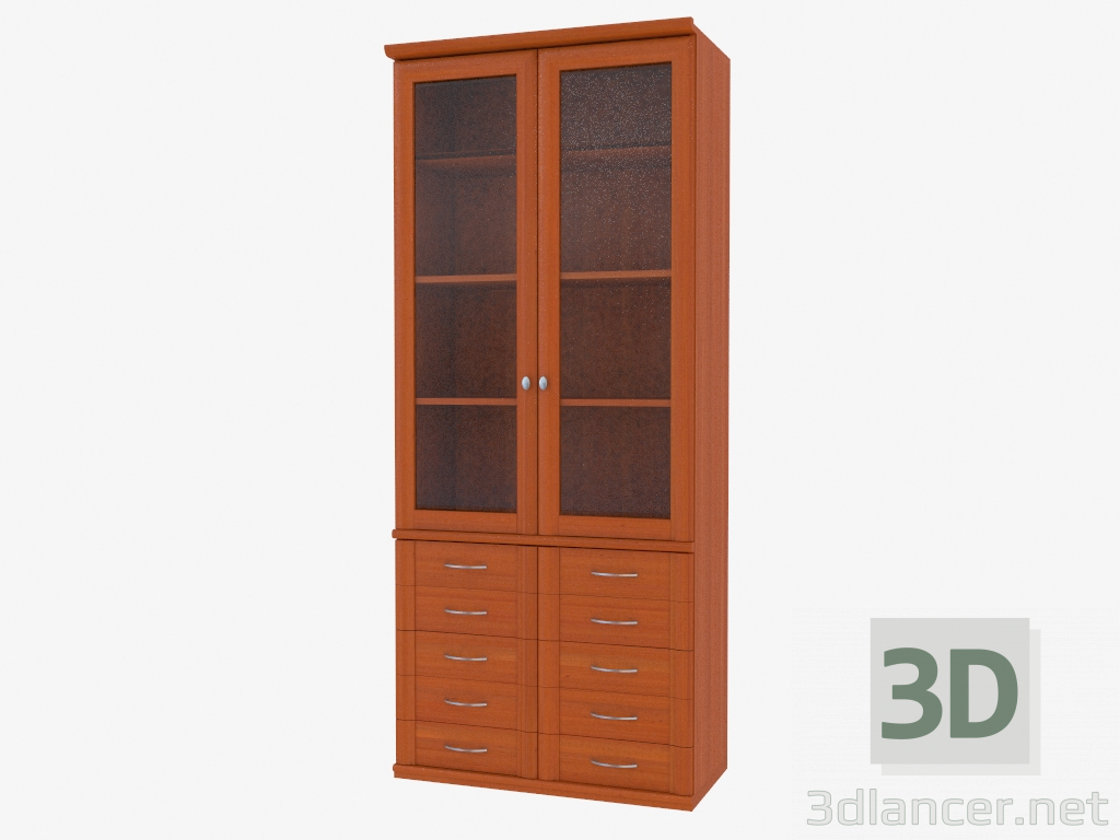 3d model Bookcase (9701-13) - preview