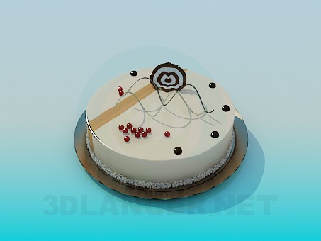 3D Modell Kuchen - Vorschau