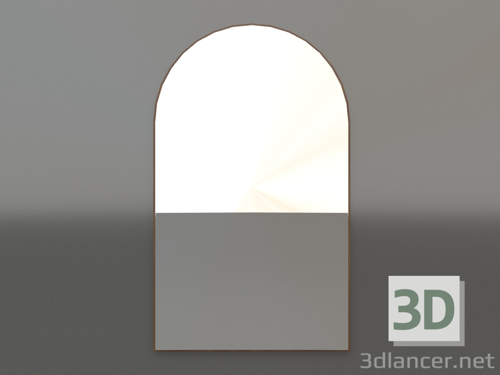modèle 3D Miroir ZL 24 (450x750, bois brun clair) - preview