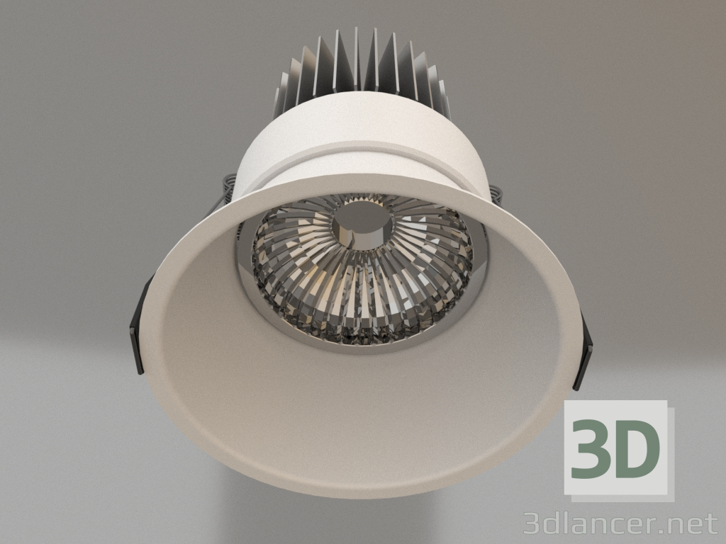 3D Modell Einbauleuchte (C0071) - Vorschau