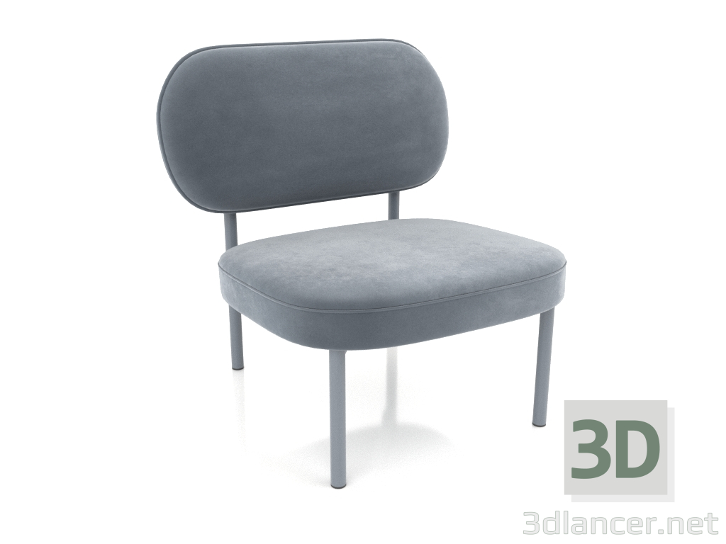 modèle 3D Fauteuil Toptynych (Gris) - preview