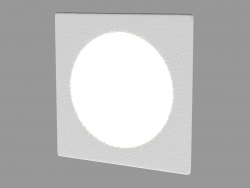 Gömme LED duvar armatür (DL18427 11WW-SQ Beyaz)