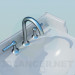 3d model Two sink with legs - preview