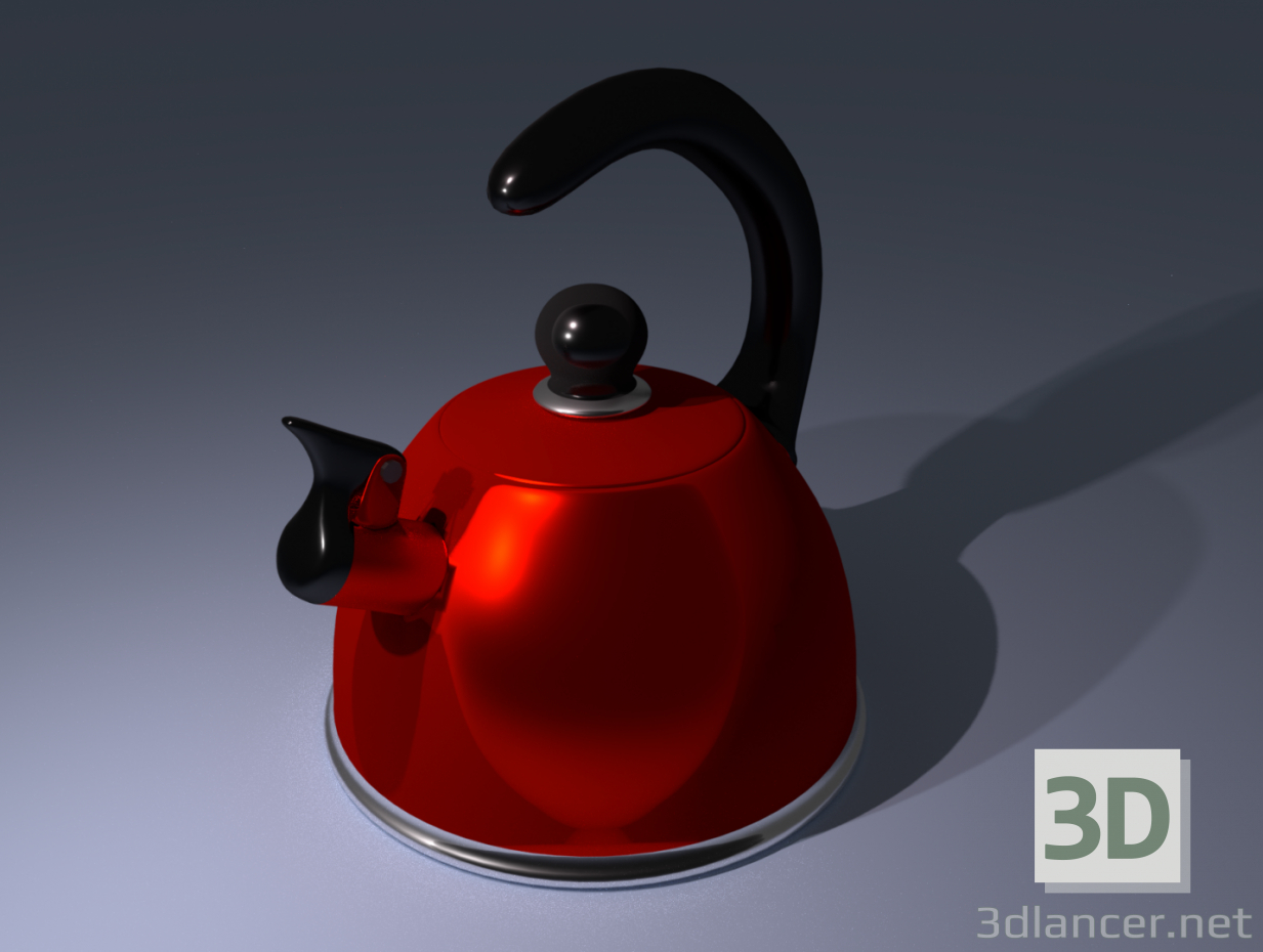 3D Çaydanlık modeli satın - render