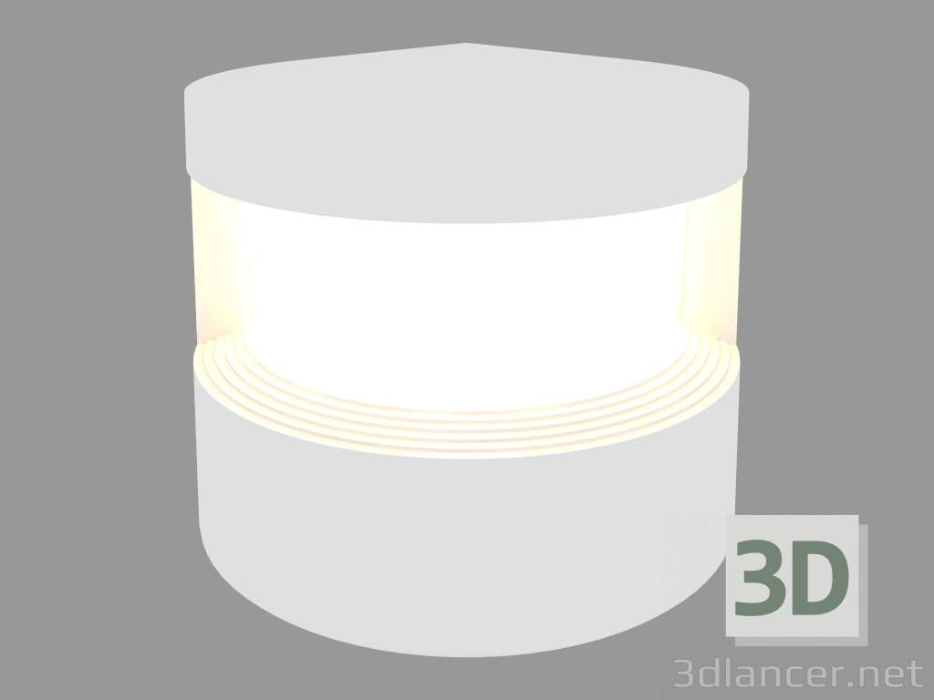 3D modeli Lamba sonrası REEF 180 ° (S5239) - önizleme