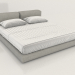 3d модель Кровать двуспальная BOCA SOFT – превью