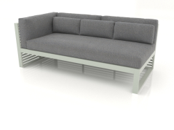 Modular sofa, section 1 left (Cement gray)