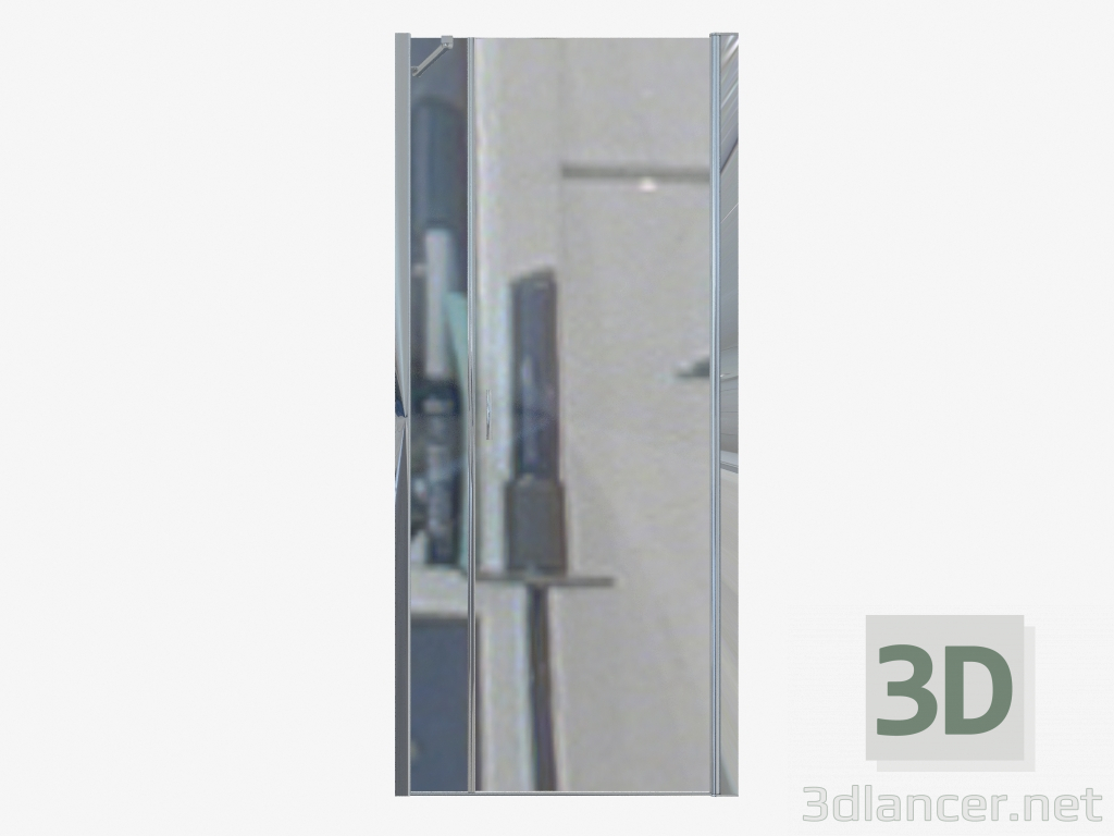 3D Modell Türen für Nischen schwingen 90 cm Mond (KTM 011P) - Vorschau