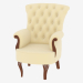 3d model Chair KP 400 (patinated sweet cherry, 69x75 H92) - preview