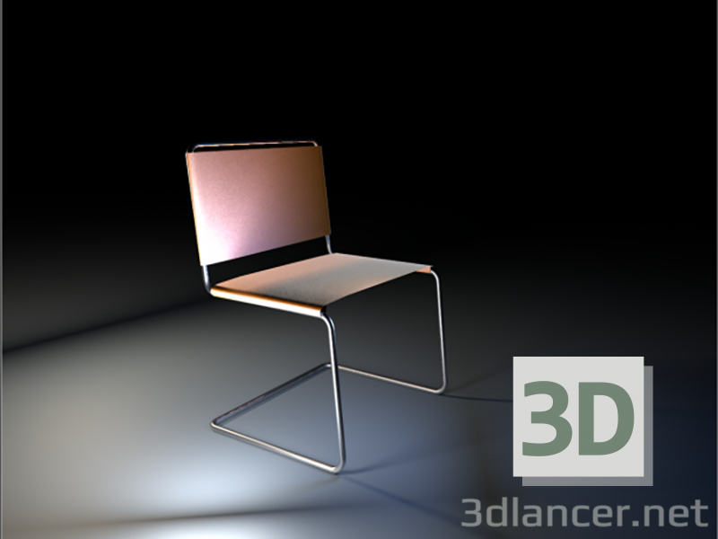 modello 3D Sedia - anteprima