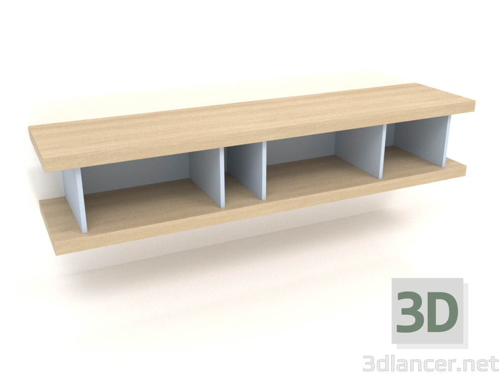 3d model Mueble de pared TM 13 (opción 3, 1800x400x350) - vista previa