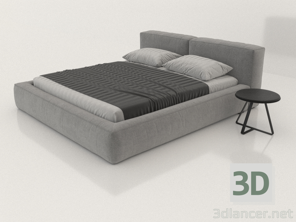 3D modeli Çift kişilik yatak BOCA NAVI YATAK 1 - önizleme
