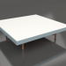 3d model Square coffee table (Blue gray, DEKTON Zenith) - preview