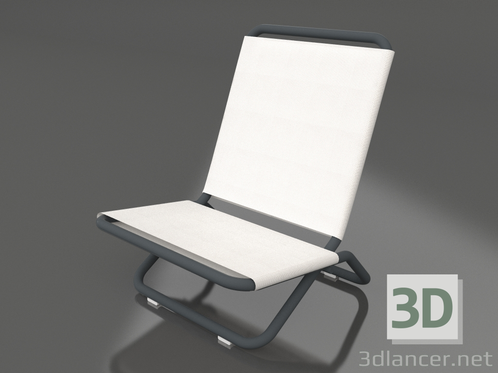 3D Modell Stuhl (Anthrazit) - Vorschau