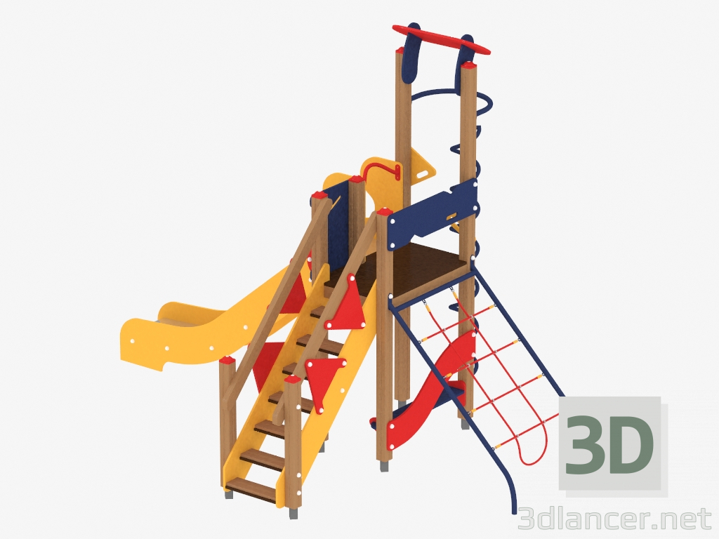modello 3D Complesso per giochi per bambini (1112) - anteprima