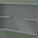 modèle 3D Boîte ouverte avec étagères (90U31003, gris argenté C35, L 72, P 12, H 48 cm) - preview