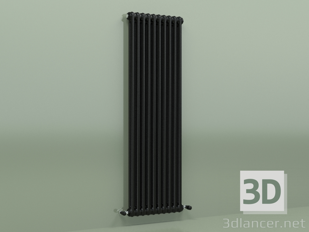 modèle 3D Radiateur TESI 2 (H 1500 10EL, Noir - RAL 9005) - preview