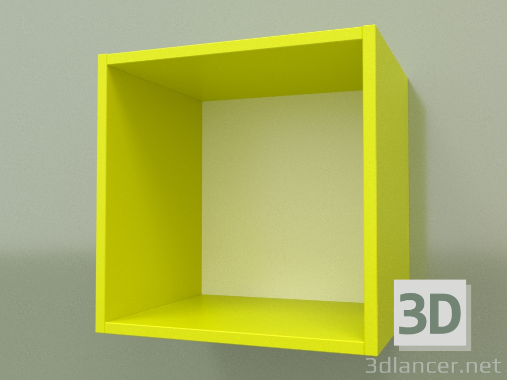 modello 3D Ripiano a giorno battente (Lime) - anteprima