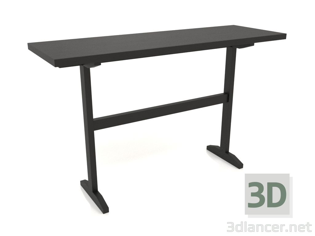 3D modeli Konsol masası KT 12 (1200x400x750, ahşap siyah) - önizleme