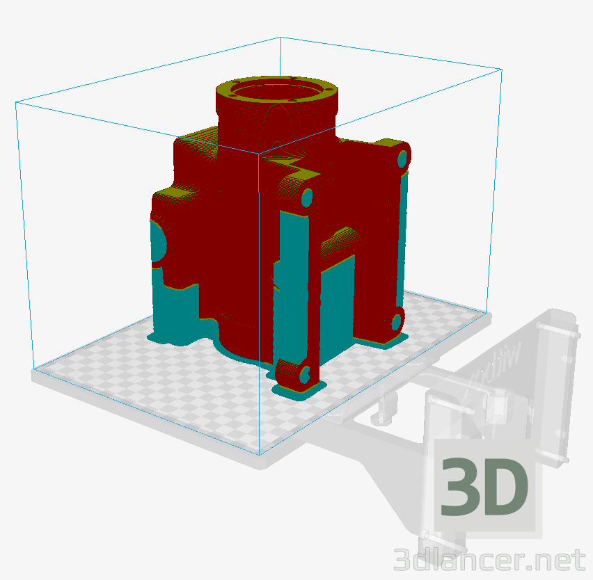 modello 3D di Scatola di ingranaggi comprare - rendering