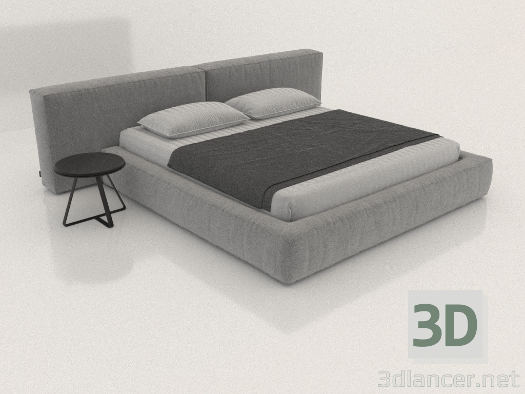 3D modeli Çift kişilik yatak BOCA NAVI YATAK 2 - önizleme