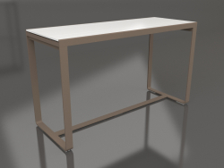 Bar masası 180 (Beyaz polietilen, Bronz)