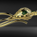 modello 3D di orecchini di piuma comprare - rendering
