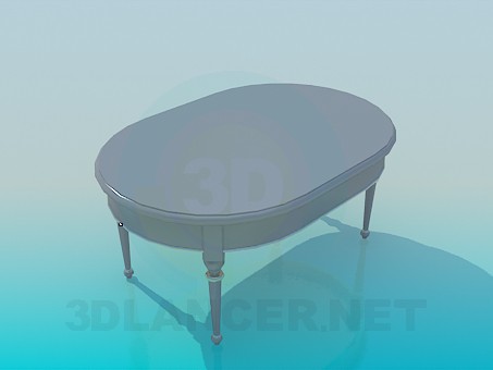 3D Modell Inneren Tisch - Vorschau