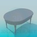 3d model Interior table - preview