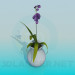 3d model orchid in a jug - preview