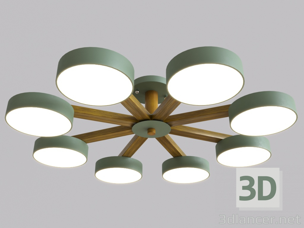 3D Modell Balken grün 40.9622 - Vorschau