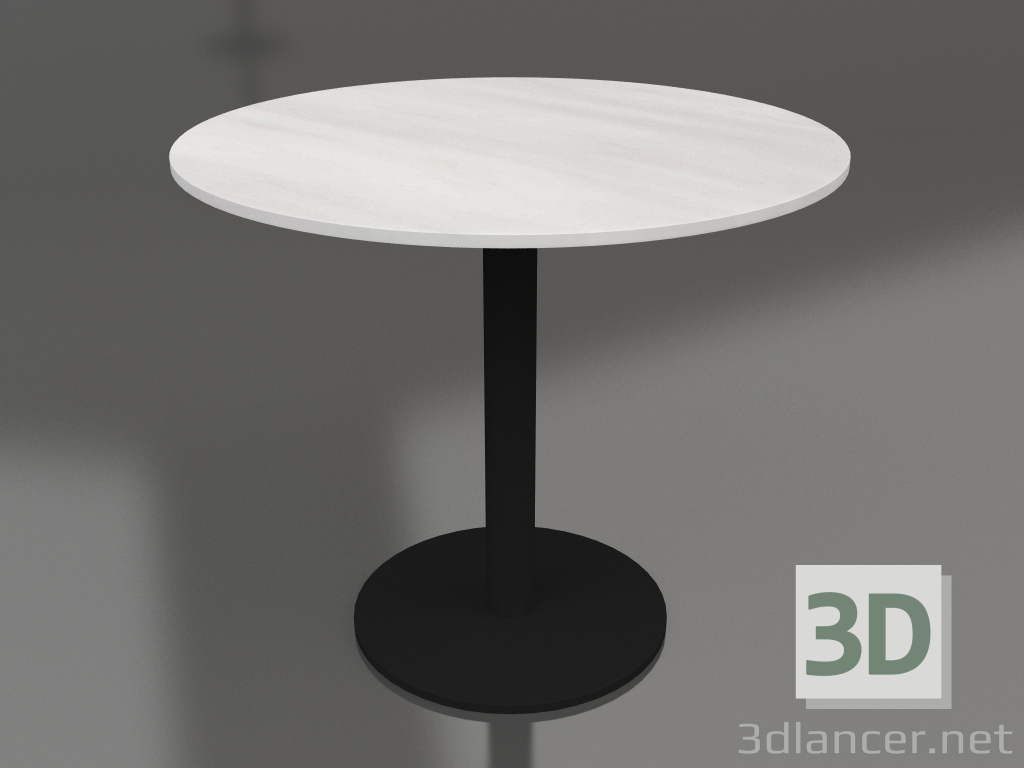 3d model Mesa Bistro Marble King 90 (Negro) - vista previa