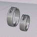 modèle 3D de Anneaux de mariage acheter - rendu