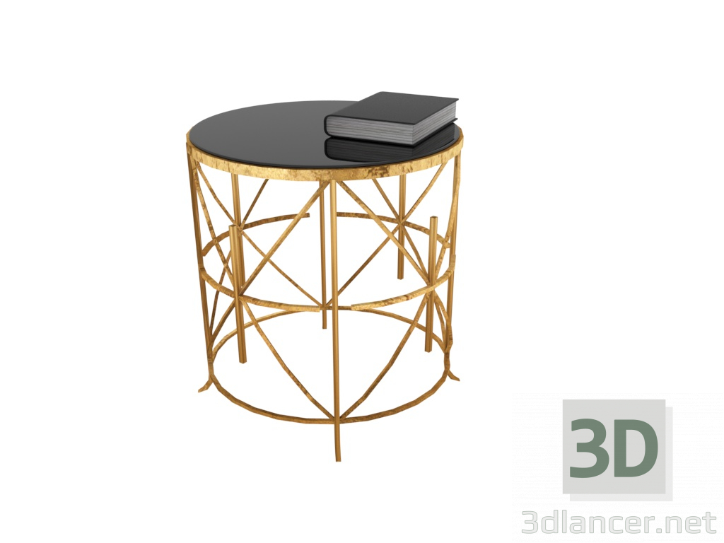 modèle 3D Table Lara Granite Side - preview