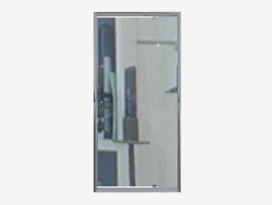 Двері для ніші орні, скло графітове Zoom (KDZ 411D)